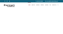 Desktop Screenshot of ferrariplumbing.net